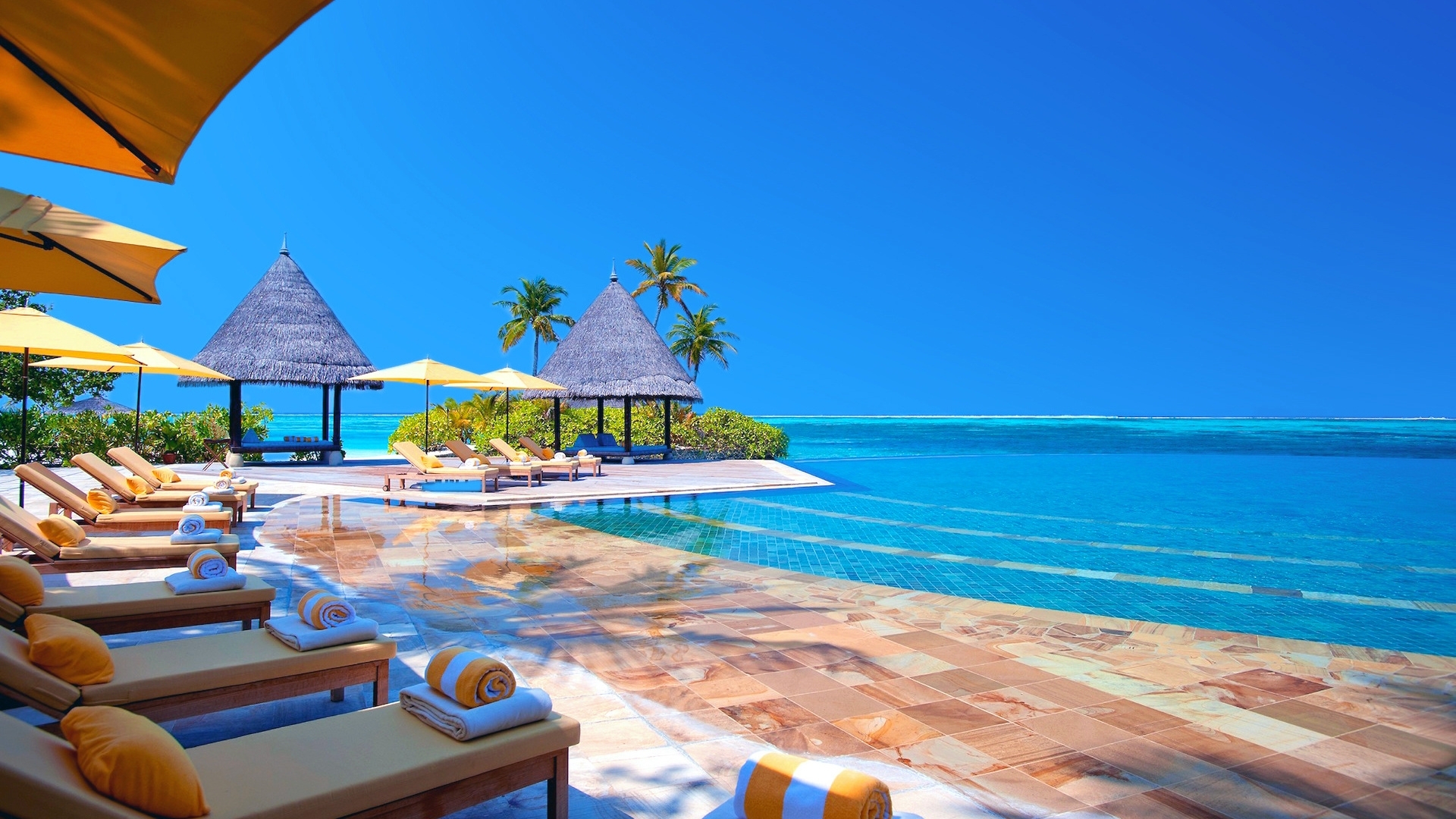 Resort pool graphic